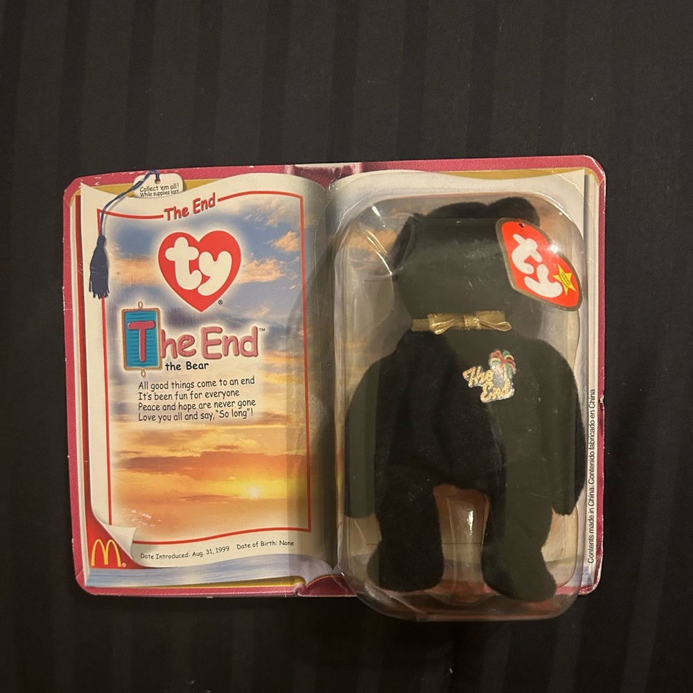 Ty Beanie Baby The End Rare: